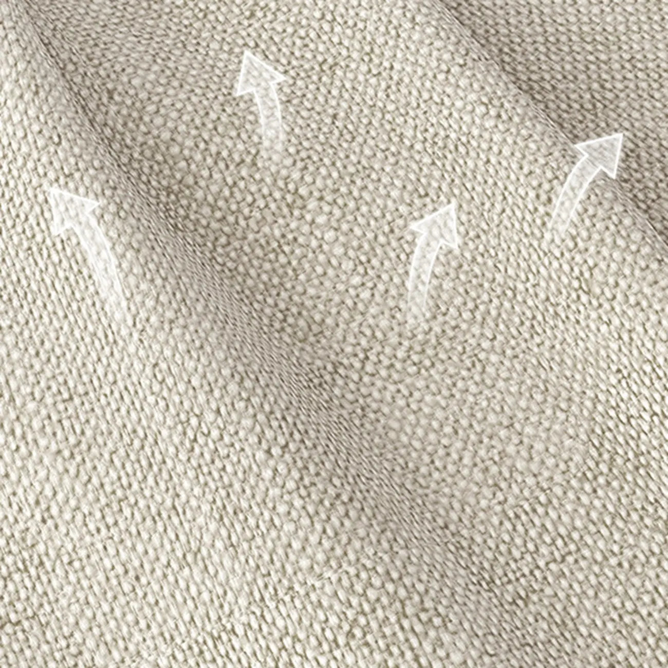 Fauteuil pivotant glamour en tissu résistant aux rayures