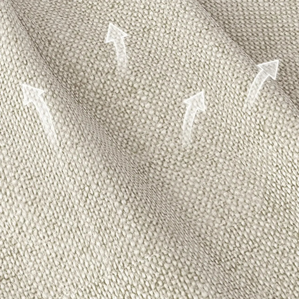 Fauteuil pivotant glamour en tissu résistant aux rayures