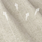 Fauteuil pivotant glamour en tissu résistant aux rayures