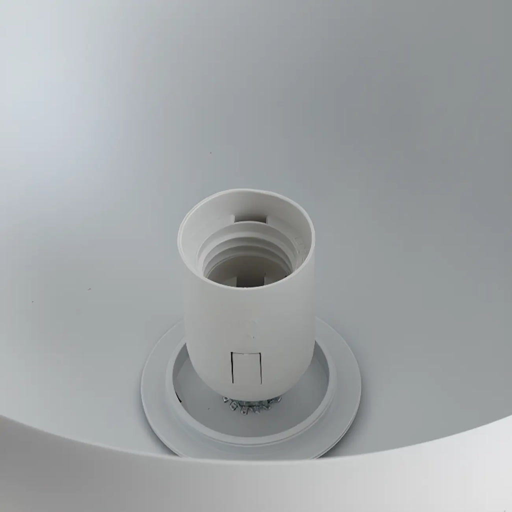 Plafonnier semi-encastré minimaliste à abat-jour mini dôme