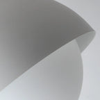 Plafonnier semi-encastré minimaliste à abat-jour mini dôme