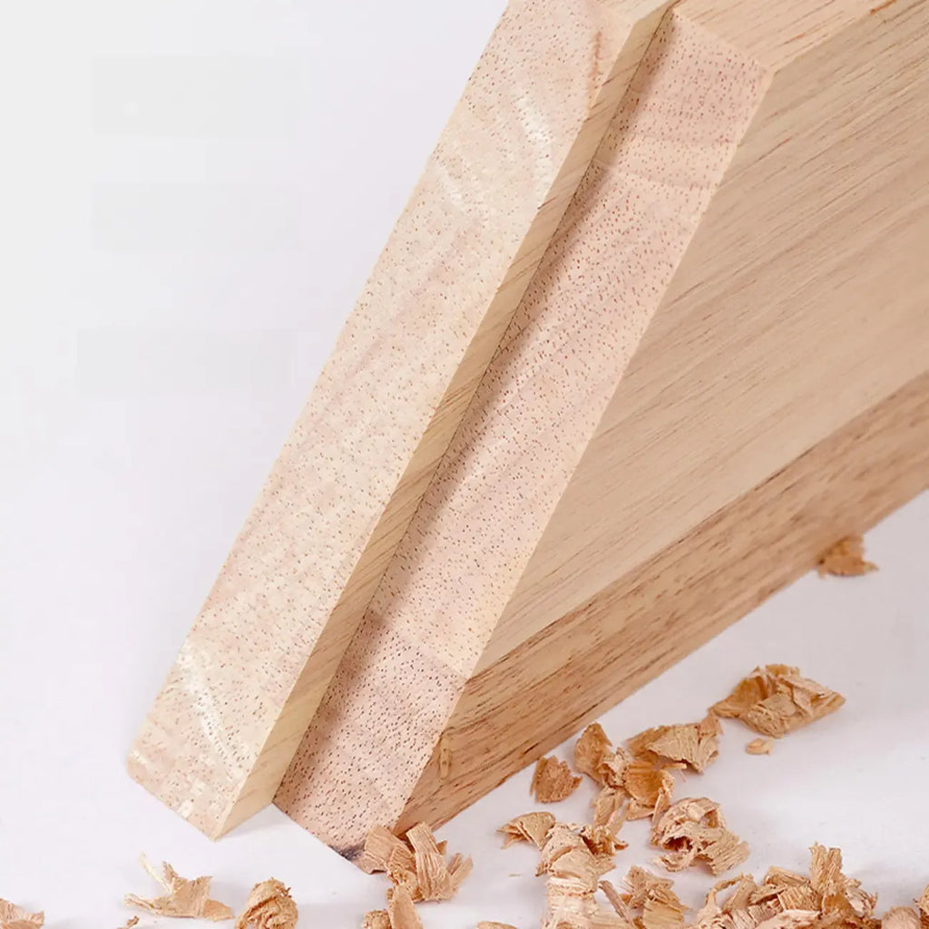 Meuble TV flottant en bois d'hévéa blanc de 55 pouces avec gestion des câbles