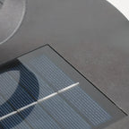 Lampes solaires portables cylindriques verticales pour poteaux d'extérieur