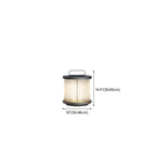 Lampes solaires portables cylindriques verticales pour poteaux d'extérieur