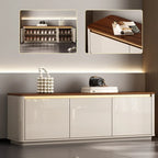 Banc d'entrée en bois marron à 2 tiroirs avec rangement pour chaussures