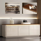 Banc d'entrée en bois marron à 2 tiroirs avec rangement pour chaussures