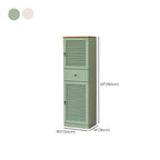 Meuble à chaussures haut de style nordique en bois massif beige pour entrée