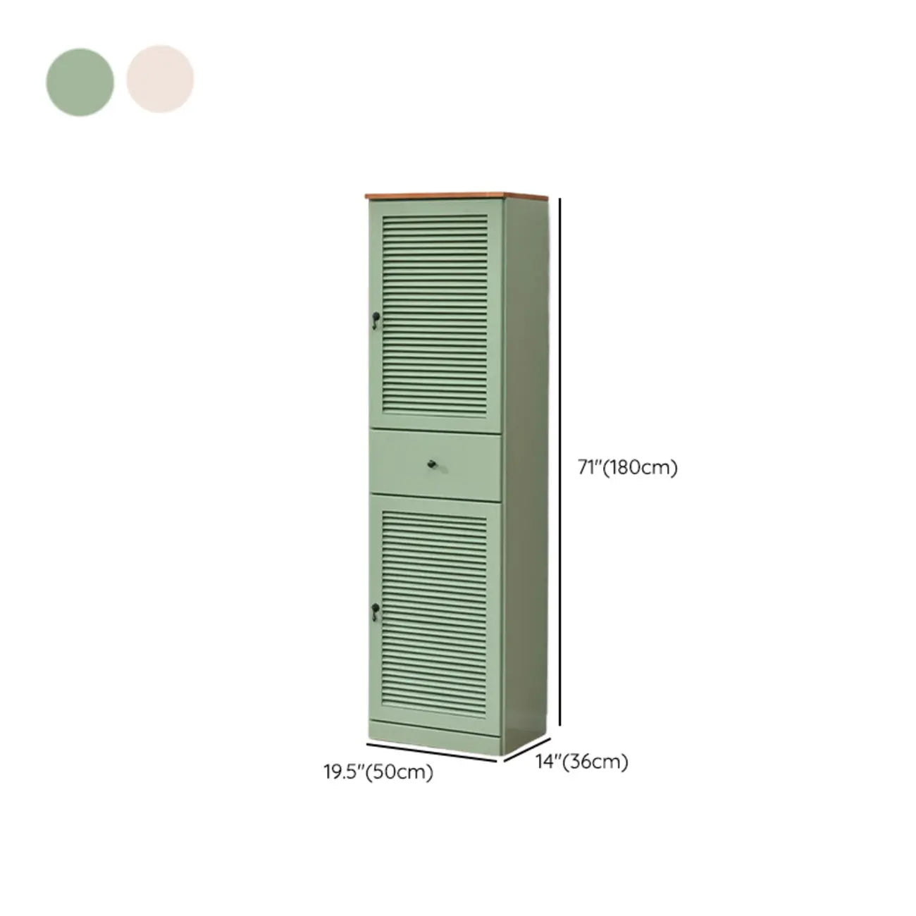 Meuble à chaussures haut de style nordique en bois massif beige pour entrée