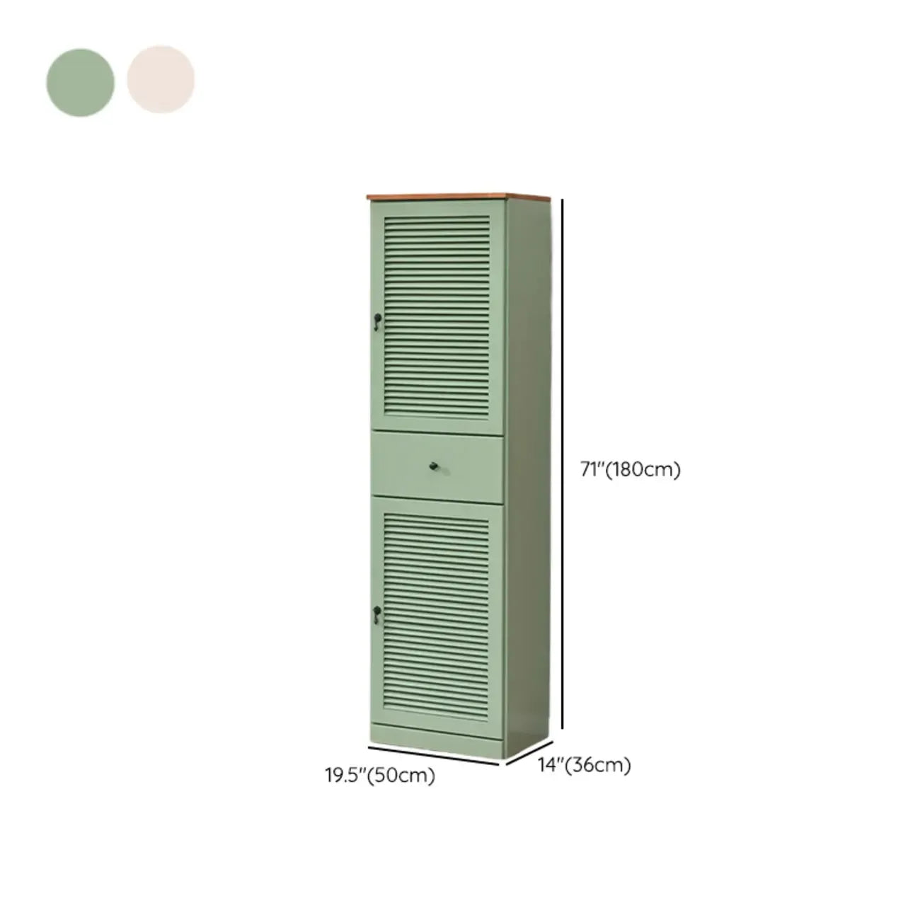 Meuble à chaussures haut de style nordique en bois massif beige pour entrée