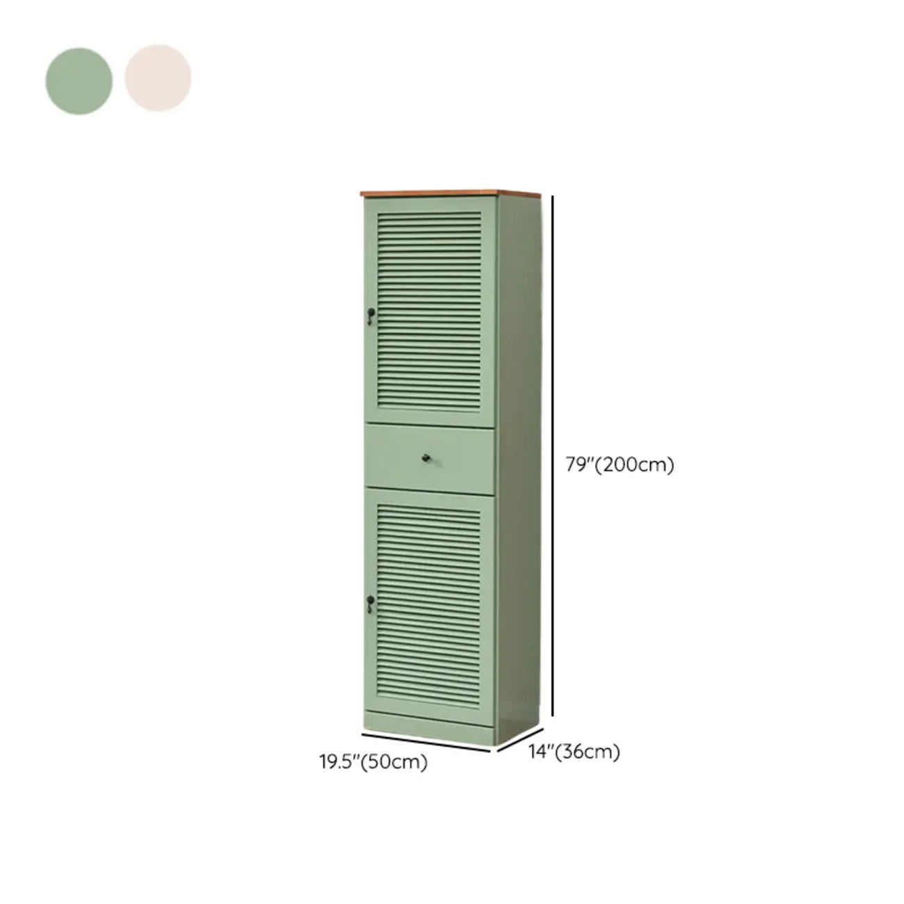 Meuble à chaussures haut de style nordique en bois massif beige pour entrée
