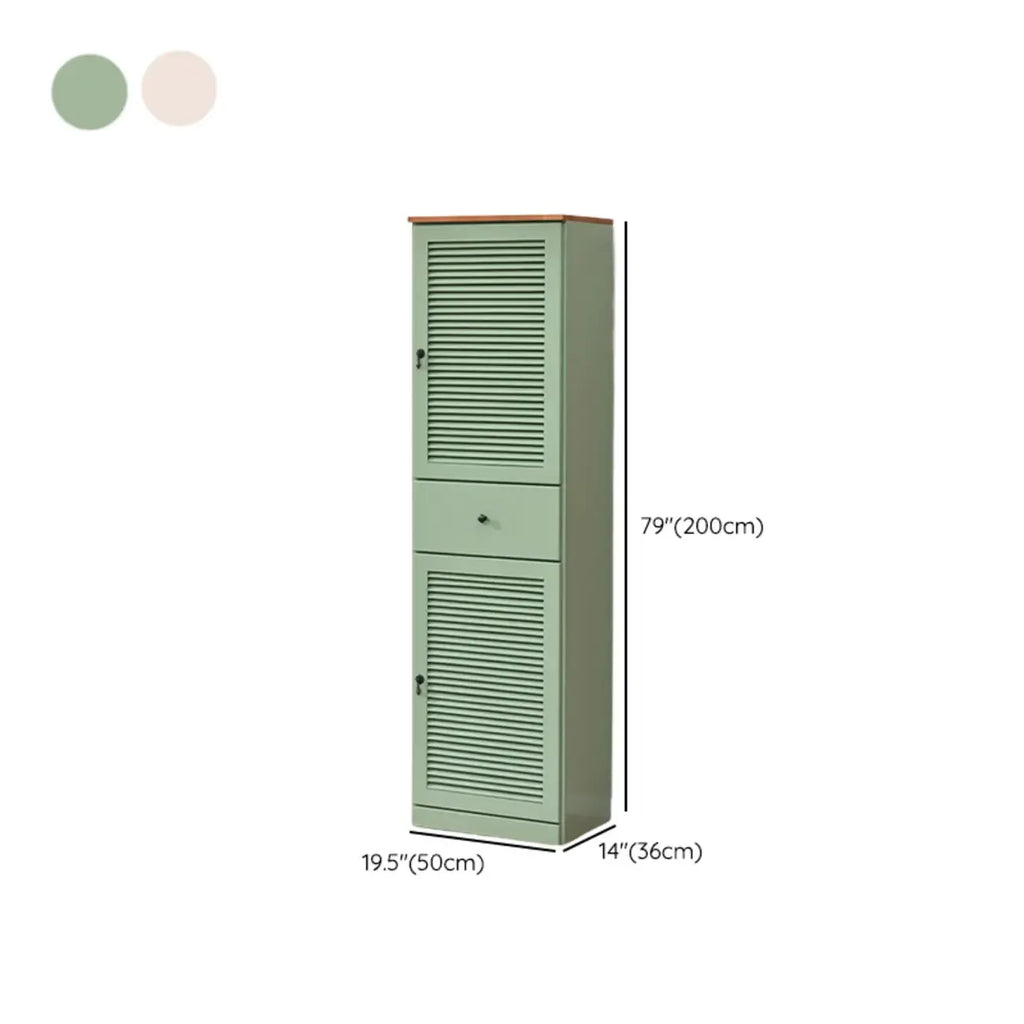 Meuble à chaussures haut de style nordique en bois massif beige pour entrée