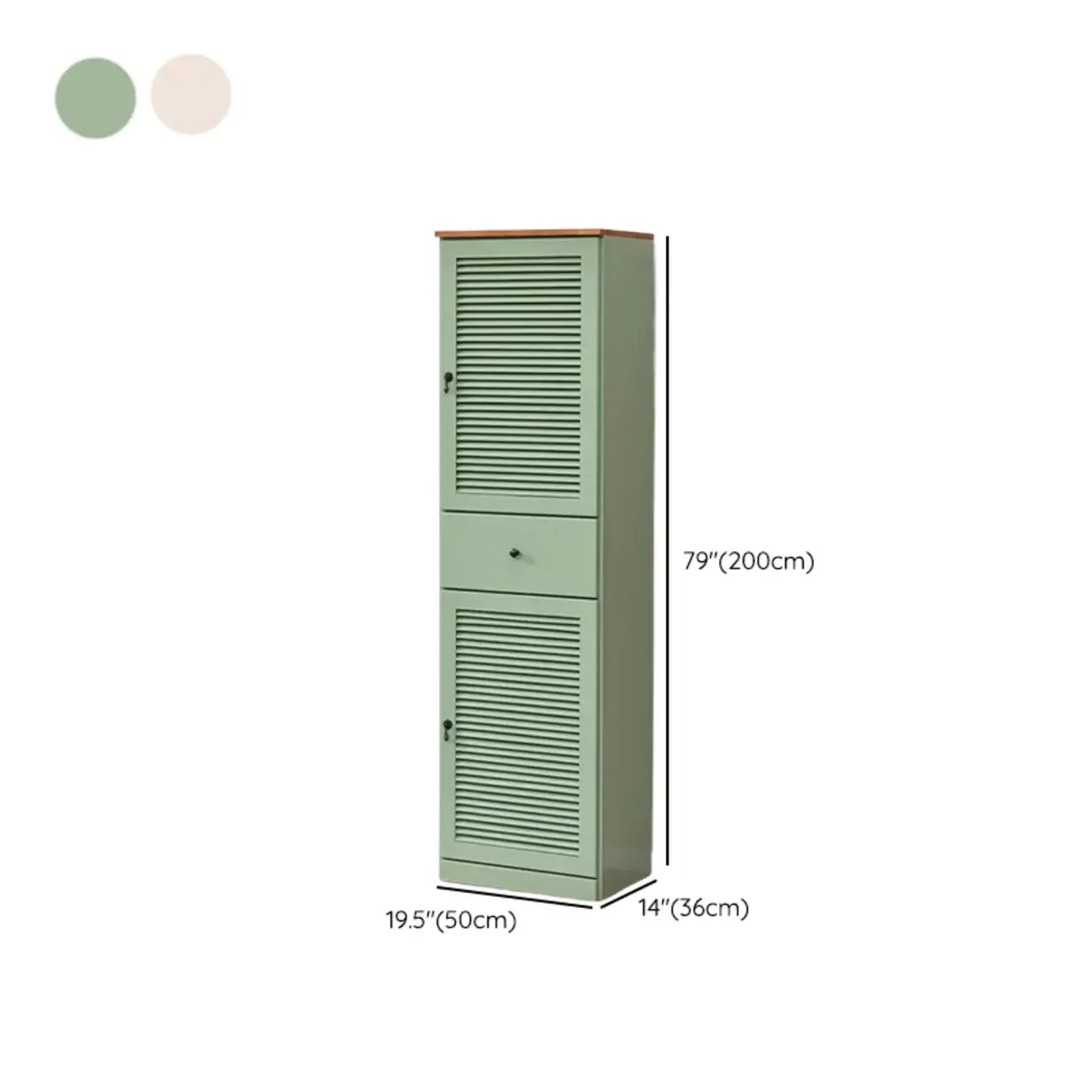 Meuble à chaussures haut de style nordique en bois massif beige pour entrée