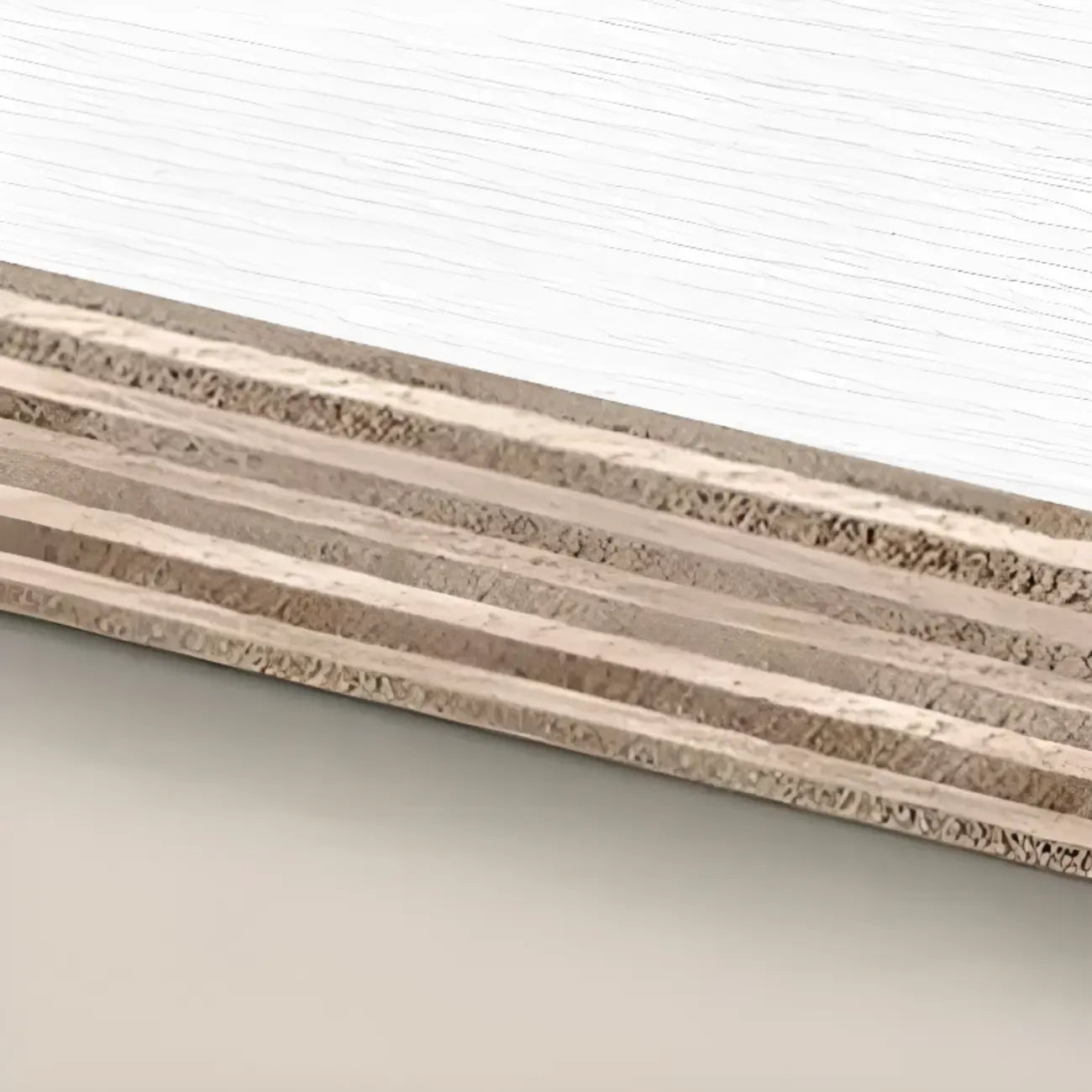 Meuble à chaussures d'entrée moderne et fin en bois beige