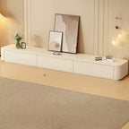 Meuble TV moderne en pierre avec tiroirs pour salon