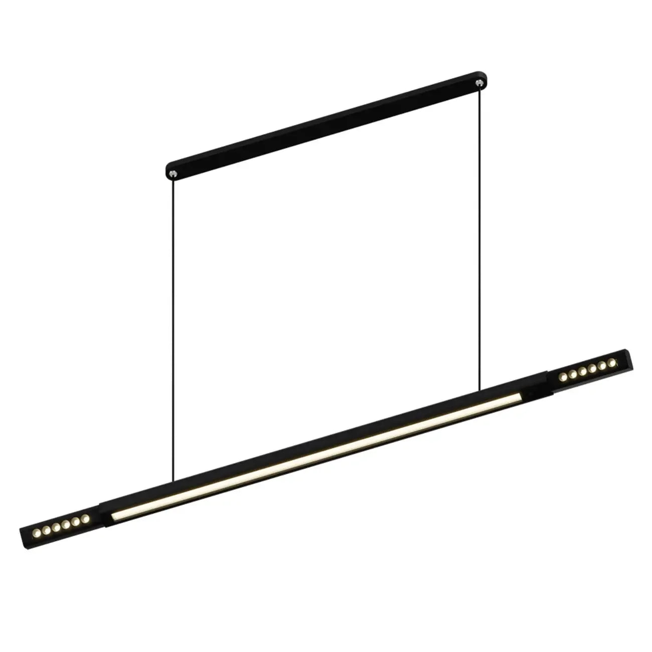 Luminaire linéaire orientable à 3 sources de lumière naturelle pour îlots de cuisine modernes