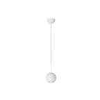 Suspension LED moderne à intensité variable en forme de globe pour chambre à coucher