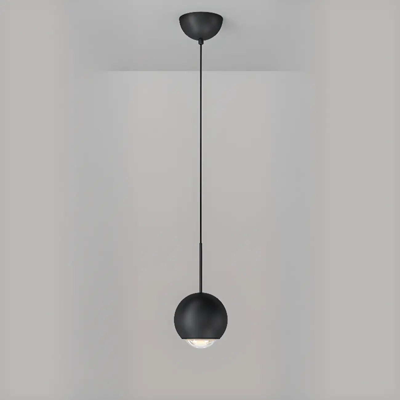 Suspension LED moderne à intensité variable en forme de globe pour chambre à coucher