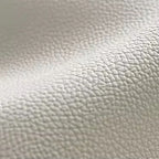 Fauteuil de bureau pivotant en cuir blanc simple