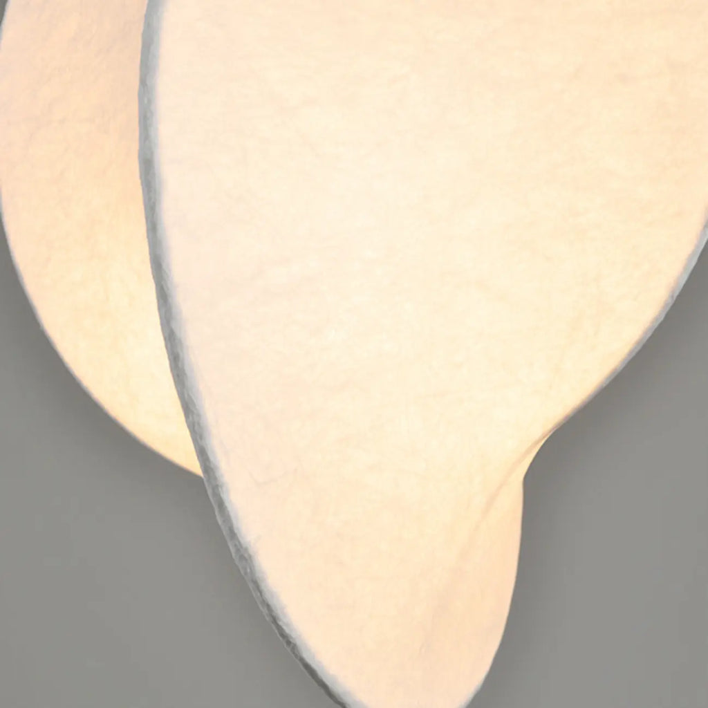 Suspension moderne en tissu blanc réglable pour salon