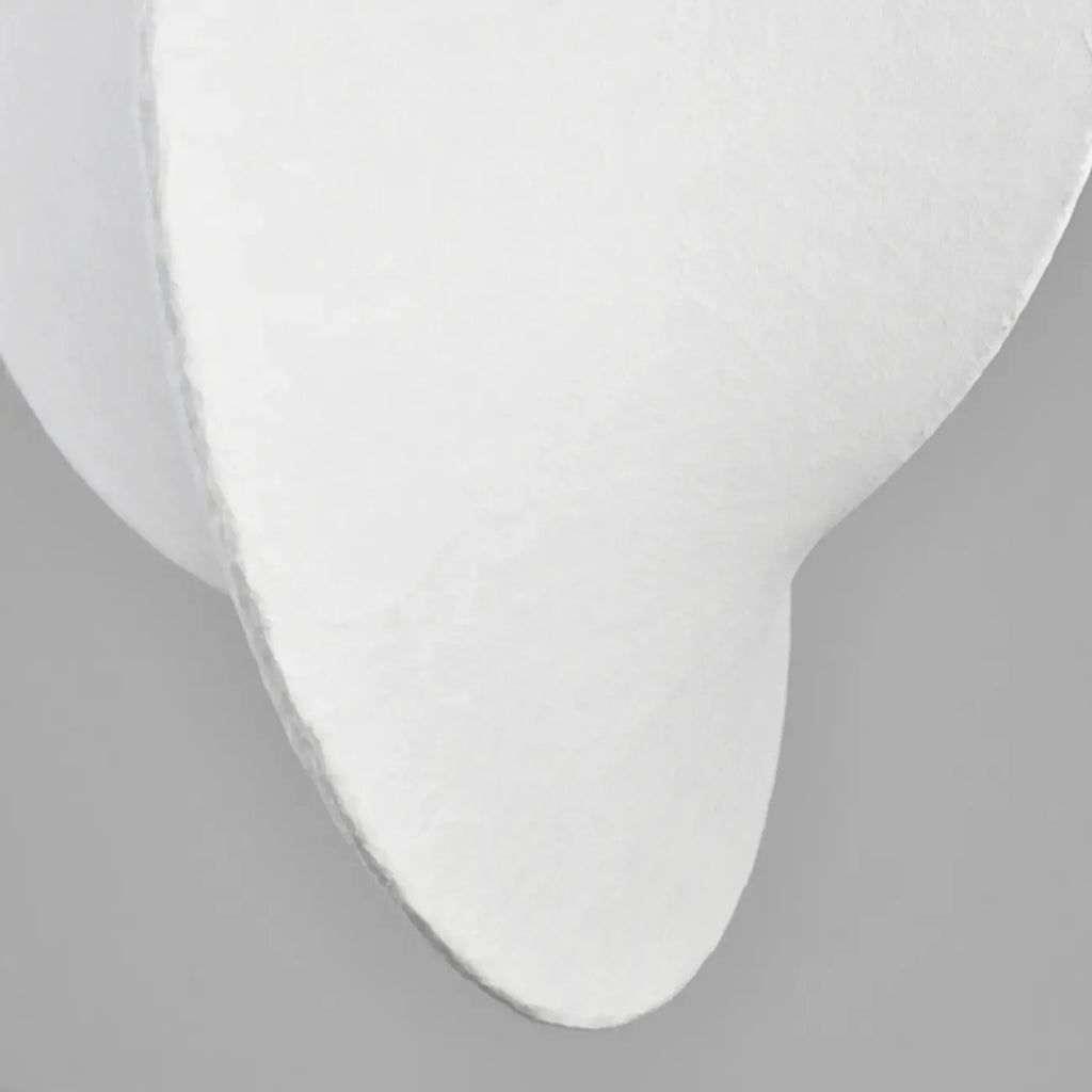 Suspension moderne en tissu blanc réglable pour salon