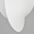 Suspension moderne en tissu blanc réglable pour salon