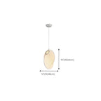 Suspension moderne en tissu blanc réglable pour salon