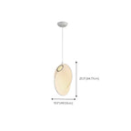 Suspension moderne en tissu blanc réglable pour salon