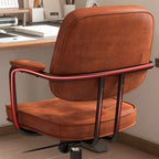 Chaise de bureau ergonomique rembourrée à boutons réglables