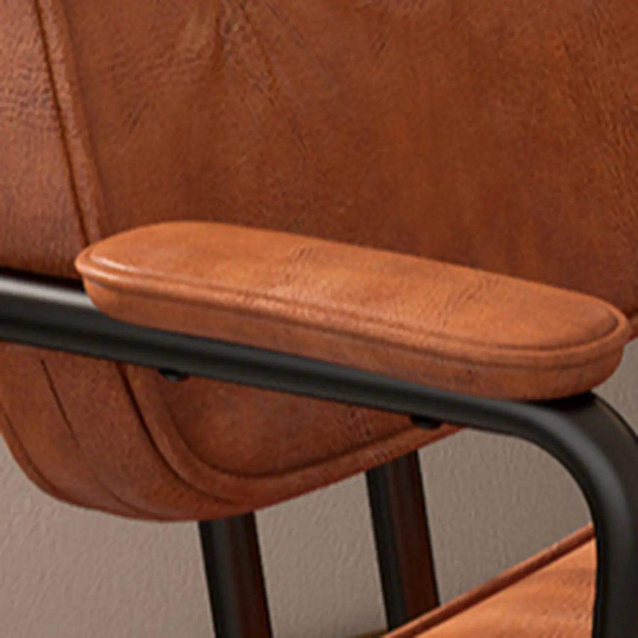 Chaise de bureau ergonomique rembourrée à boutons réglables