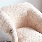 Fauteuil d'appoint Sherpa moderne et simple avec accoudoirs