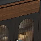 Table d'appoint pliante à plusieurs niveaux avec roulettes