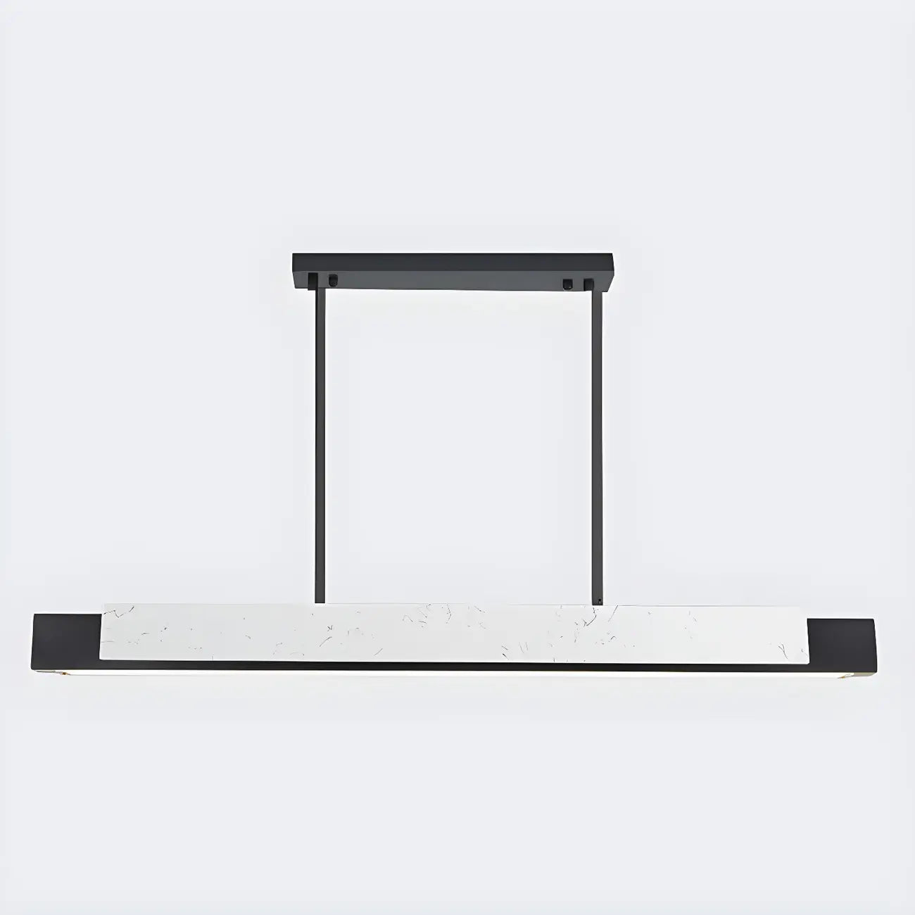 Suspension LED linéaire moderne en pierre pour îlot de cuisine