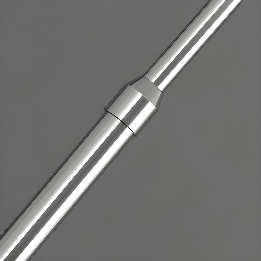 Lampadaire en acier arqué avec dôme en verre de style nordique