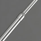 Lampadaire en acier arqué avec dôme en verre de style nordique