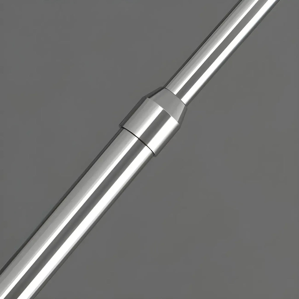 Lampadaire en acier arqué avec dôme en verre de style nordique