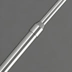 Lampadaire en acier arqué avec dôme en verre de style nordique