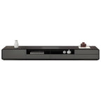 Meuble TV moderne en bois avec rangement ouvert pour salon